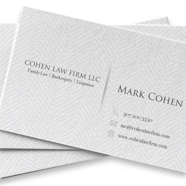 Linen Business Cards - Image 3